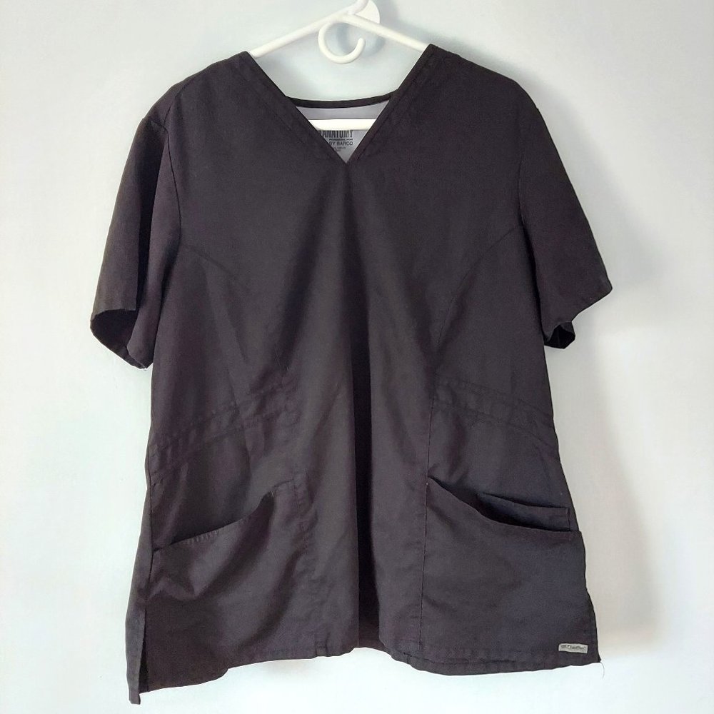 Barco Grey's Anatomy Woman's Size 2X Pocketed Scrub Top